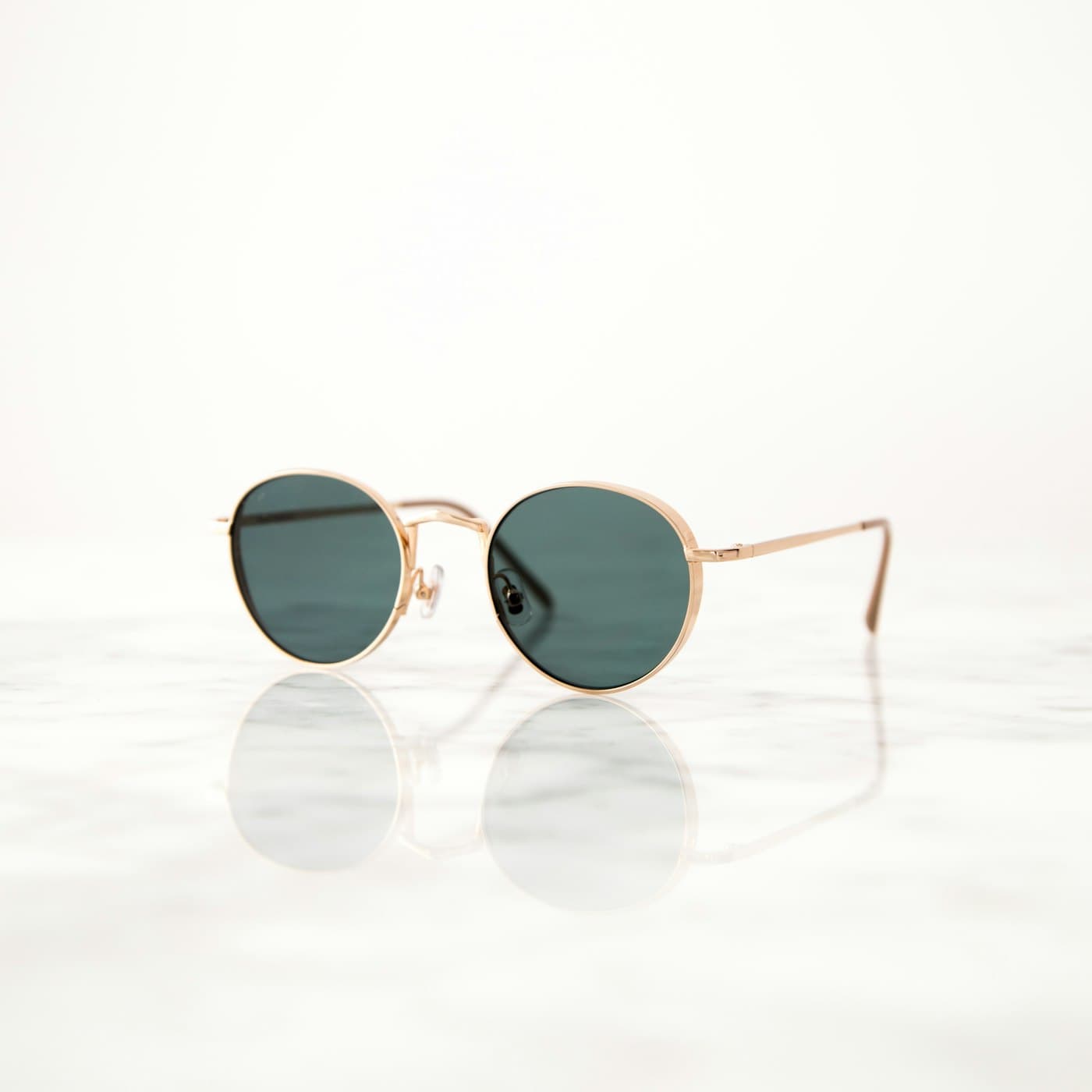 Premium prescription eyewear on a clean optical counter